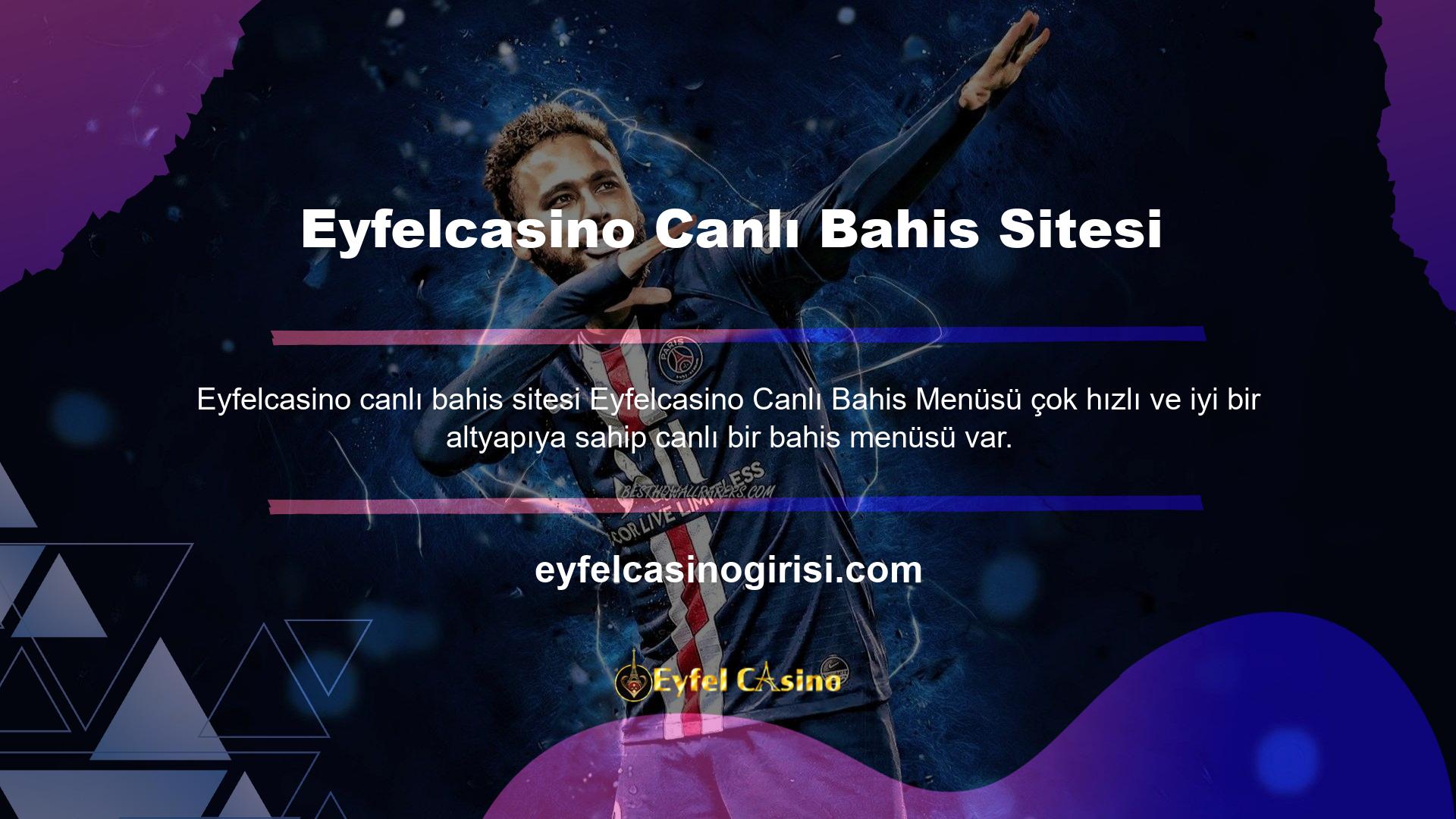 Eyfelcasino ile aynı bahis sistemini kullanıyorlar
